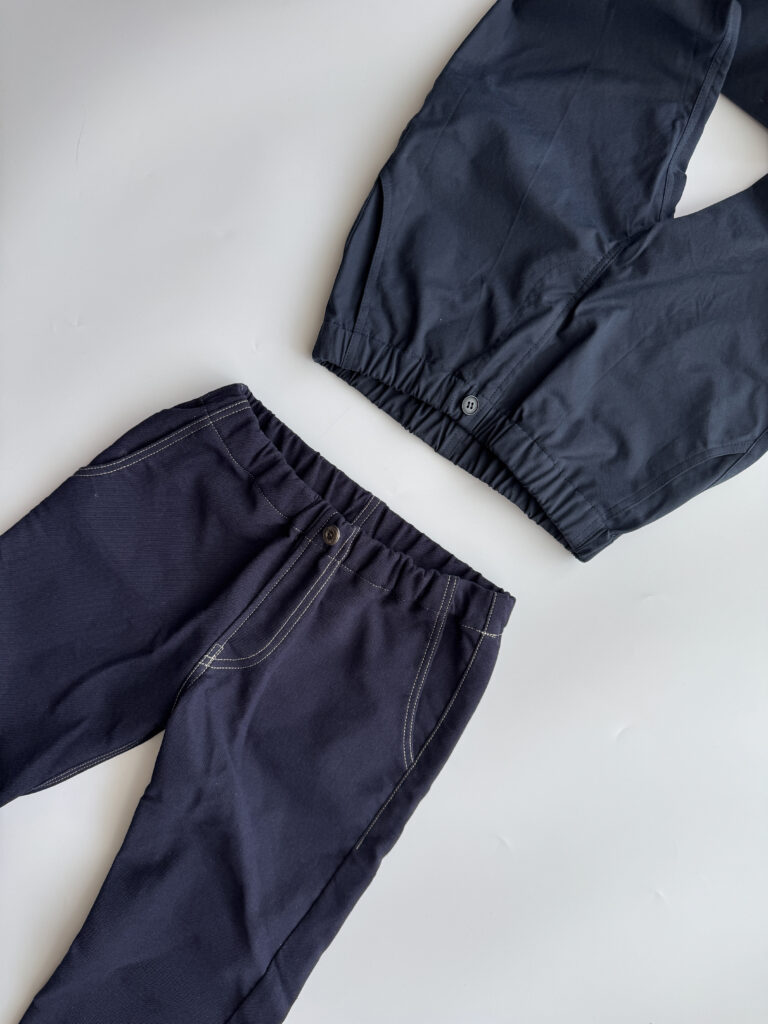 「おんなの子とおとこの子の晴れの日と発表会の服」よりスラックス ステッチ追加