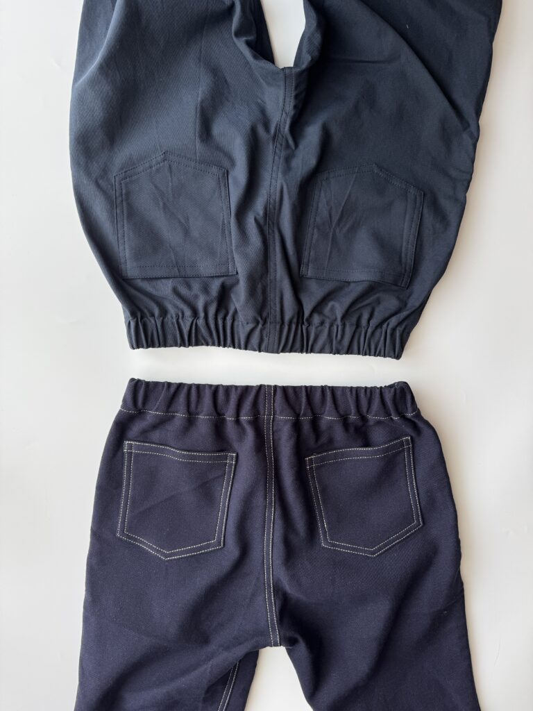 「おんなの子とおとこの子の晴れの日と発表会の服」よりスラックス 後ろポケット追加