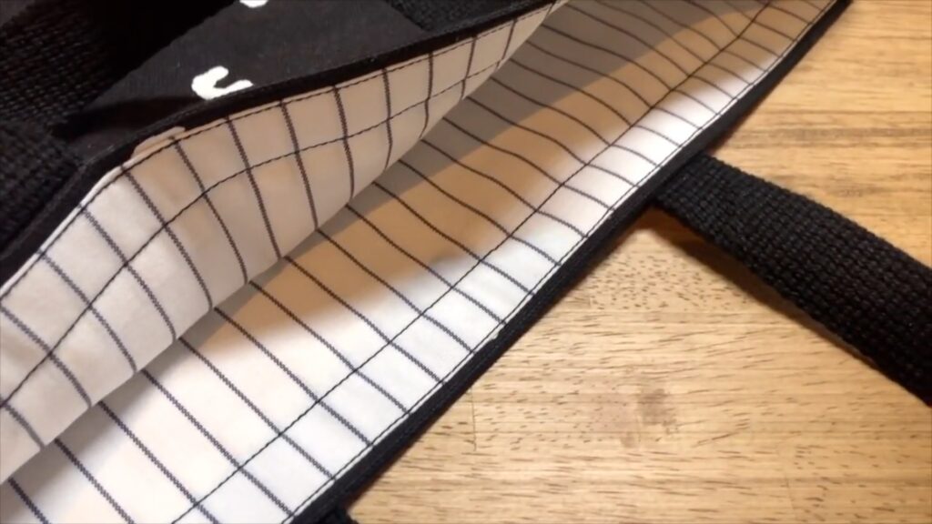 切り替えレッスンバッグダブルステッチ